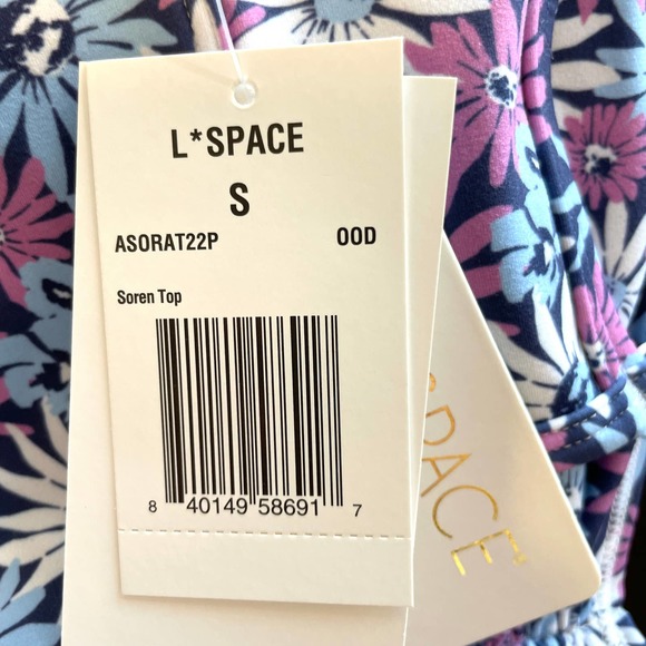 L*SPACE Soren Top Bad And Bogey Skort Set In Oopsie Daisy Size Small New - Picture 9 of 16